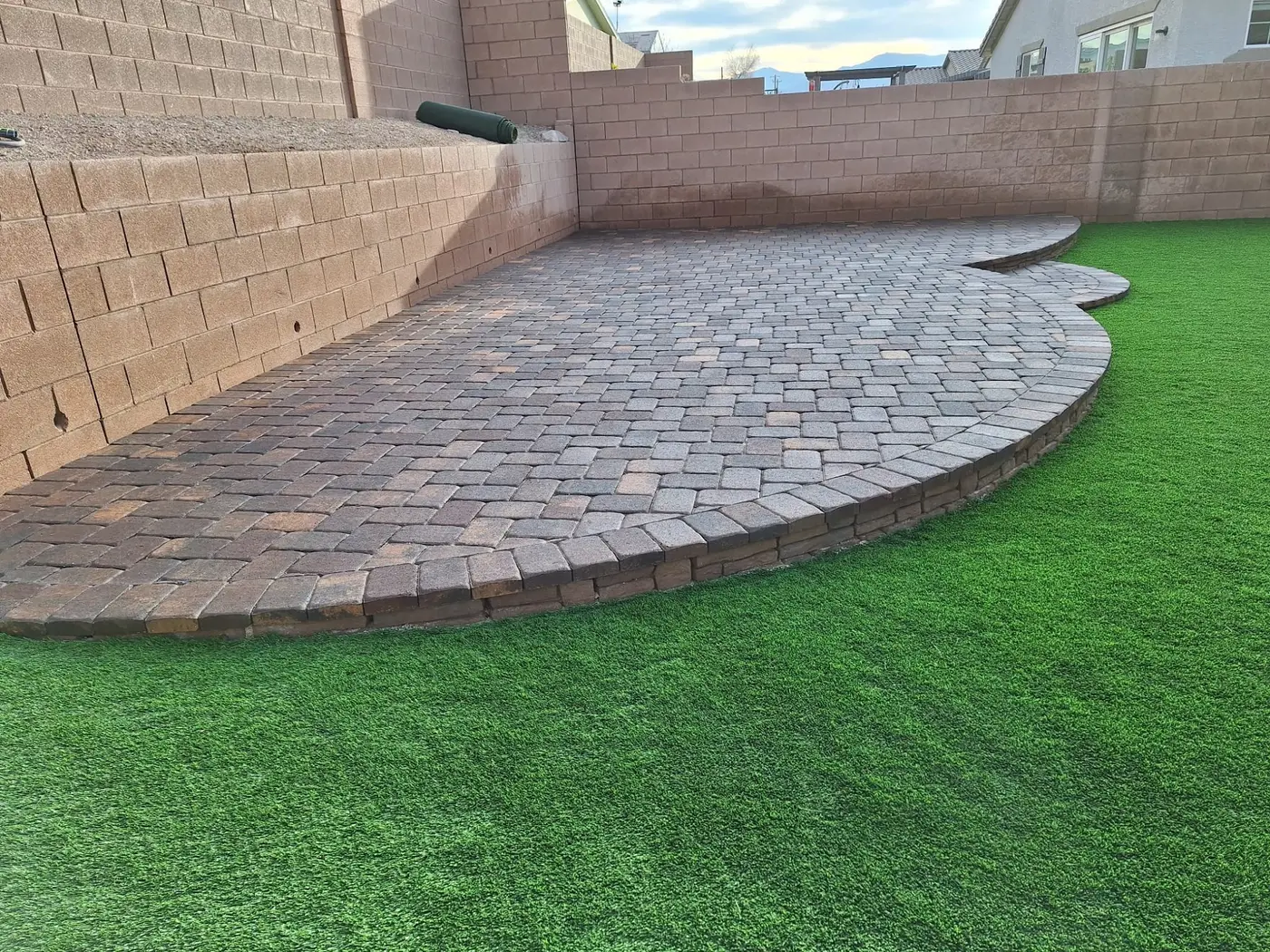 Pavers & Hardscaping project in Las Vegas by Pure Turf & Hardscape