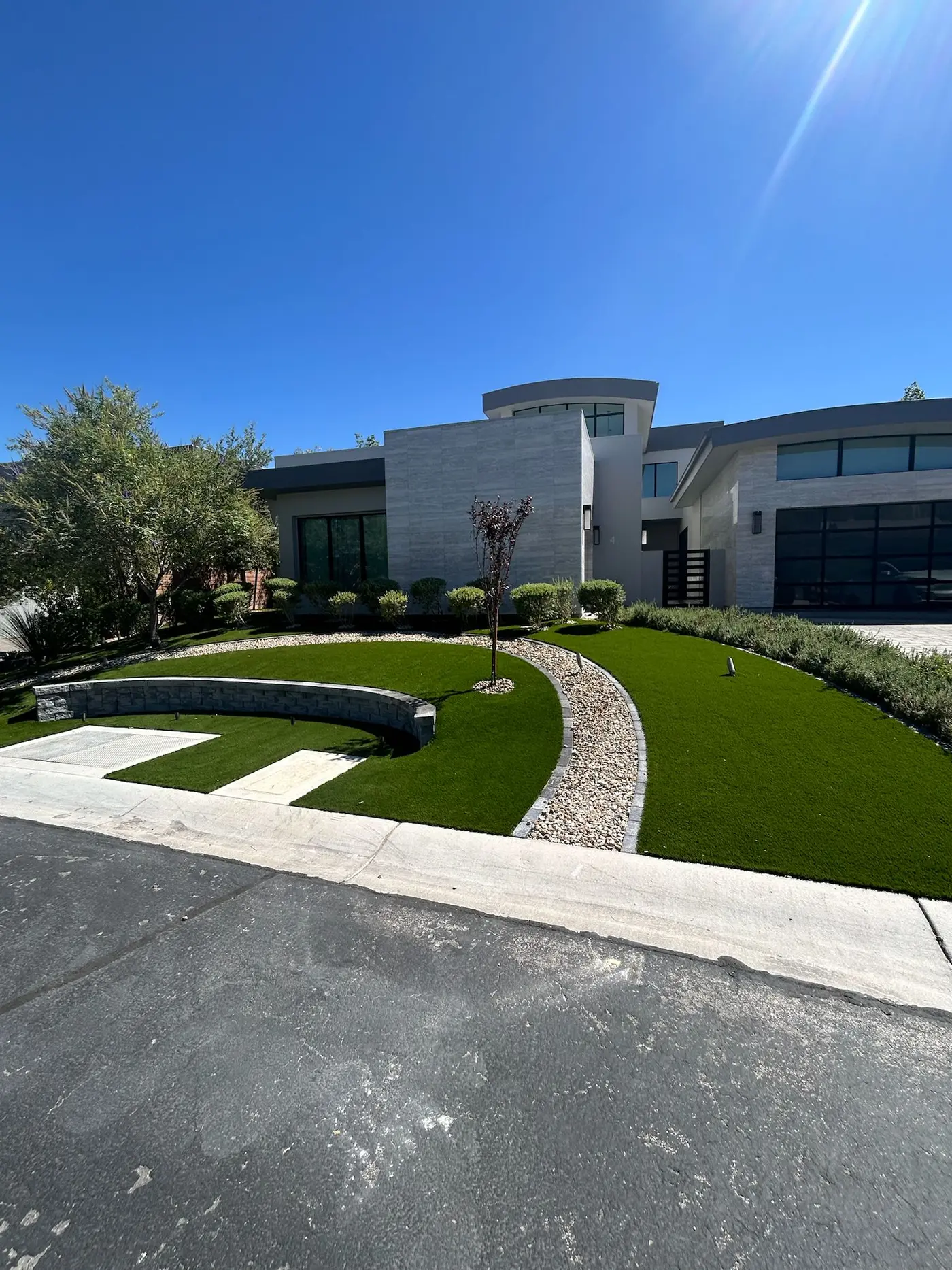 Artificial Turf project in Las Vegas by Pure Turf & Hardscape