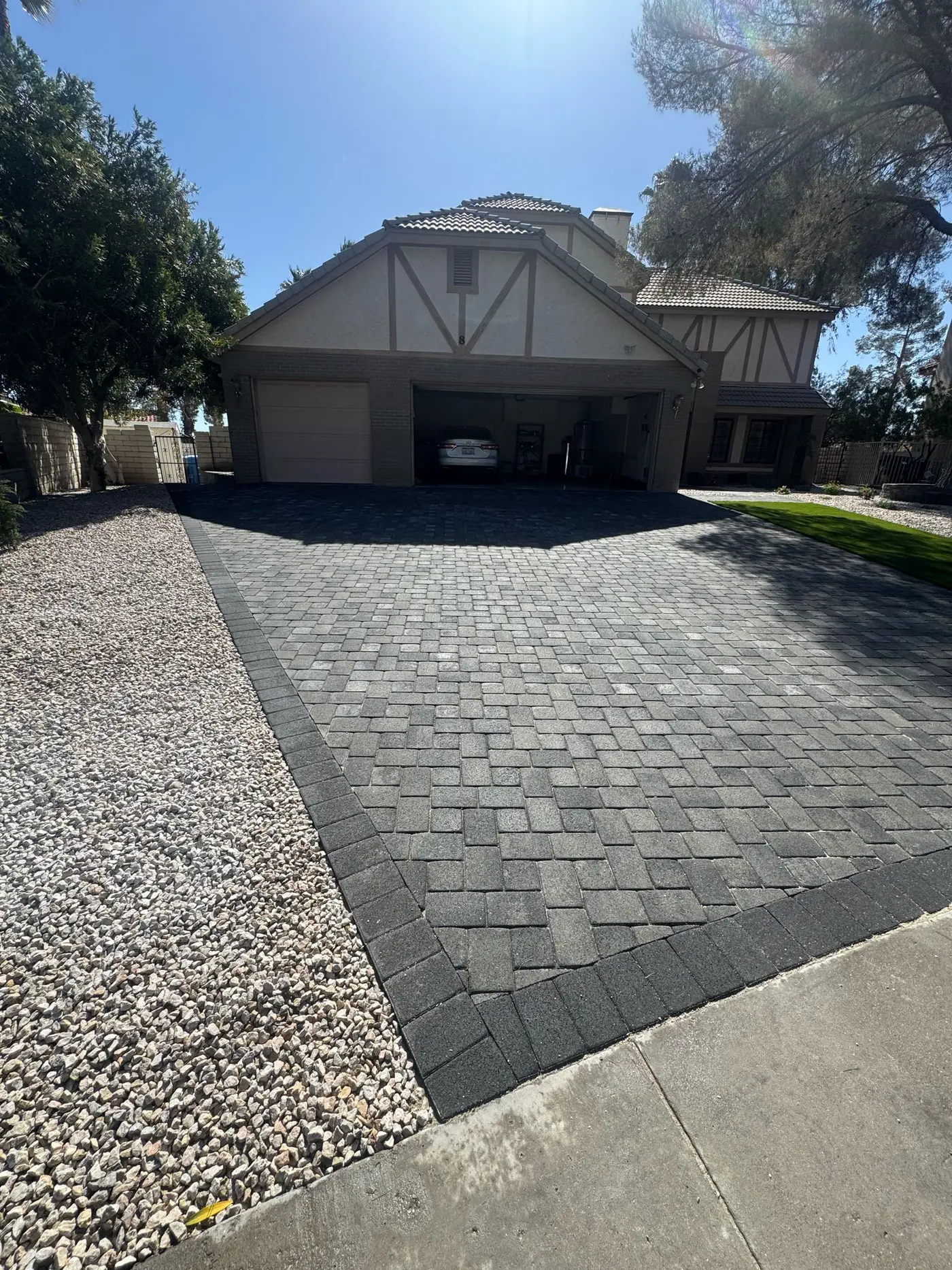 Pavers & Hardscaping project in Las Vegas by Pure Turf & Hardscape