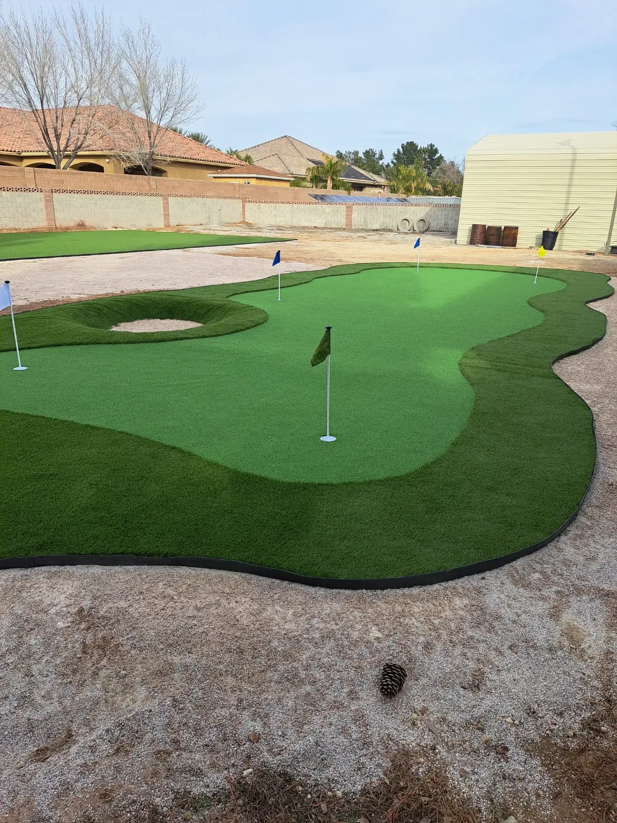 Putting Greens project in Las Vegas by Pure Turf & Hardscape