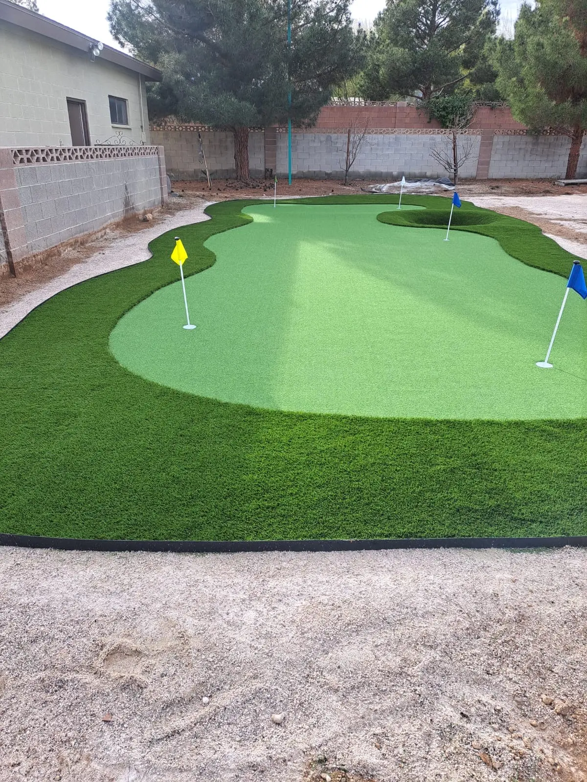 Putting Greens project in Las Vegas by Pure Turf & Hardscape
