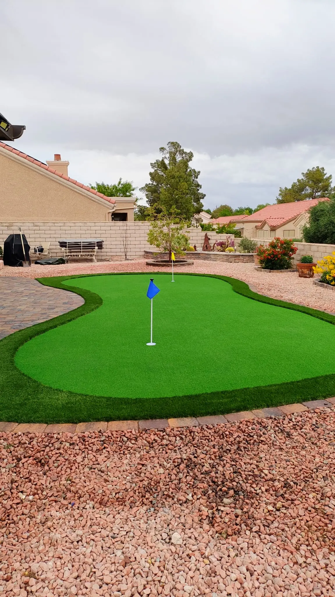 Putting Greens project in Las Vegas by Pure Turf & Hardscape