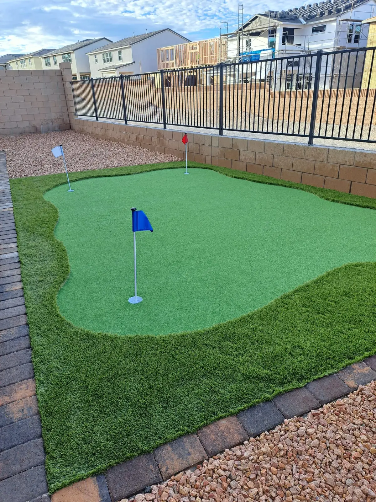 Putting Greens project in Las Vegas by Pure Turf & Hardscape