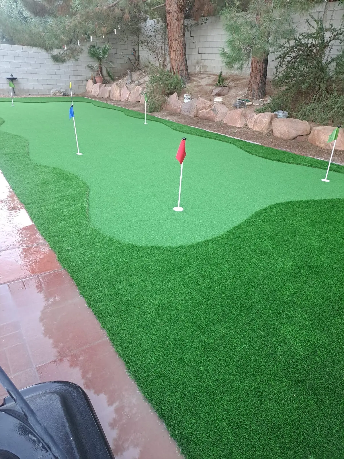 Putting Greens project in Las Vegas by Pure Turf & Hardscape